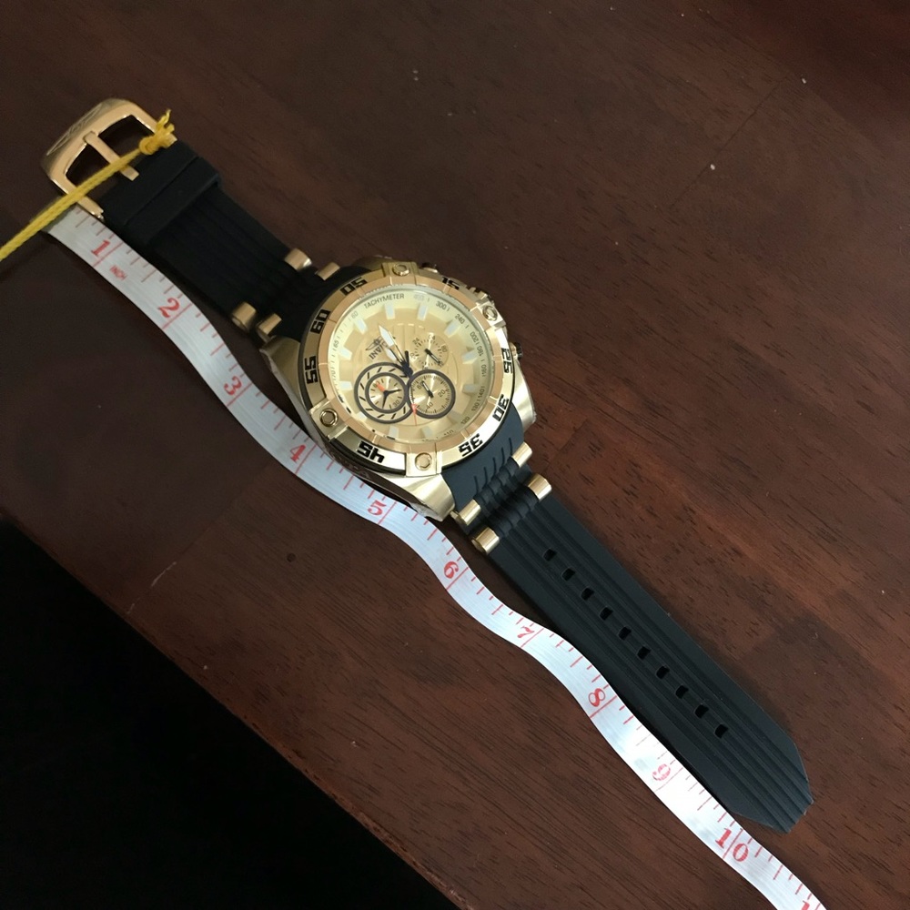 Invicta Speedway Gold Dial Chronograph Watch 25507 - Picture 8 of 8